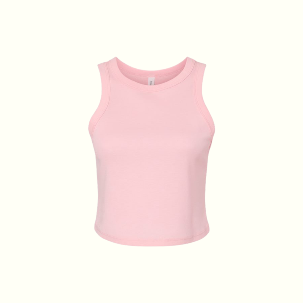 Poppy Pink DZ Cropped Tanks & Tees