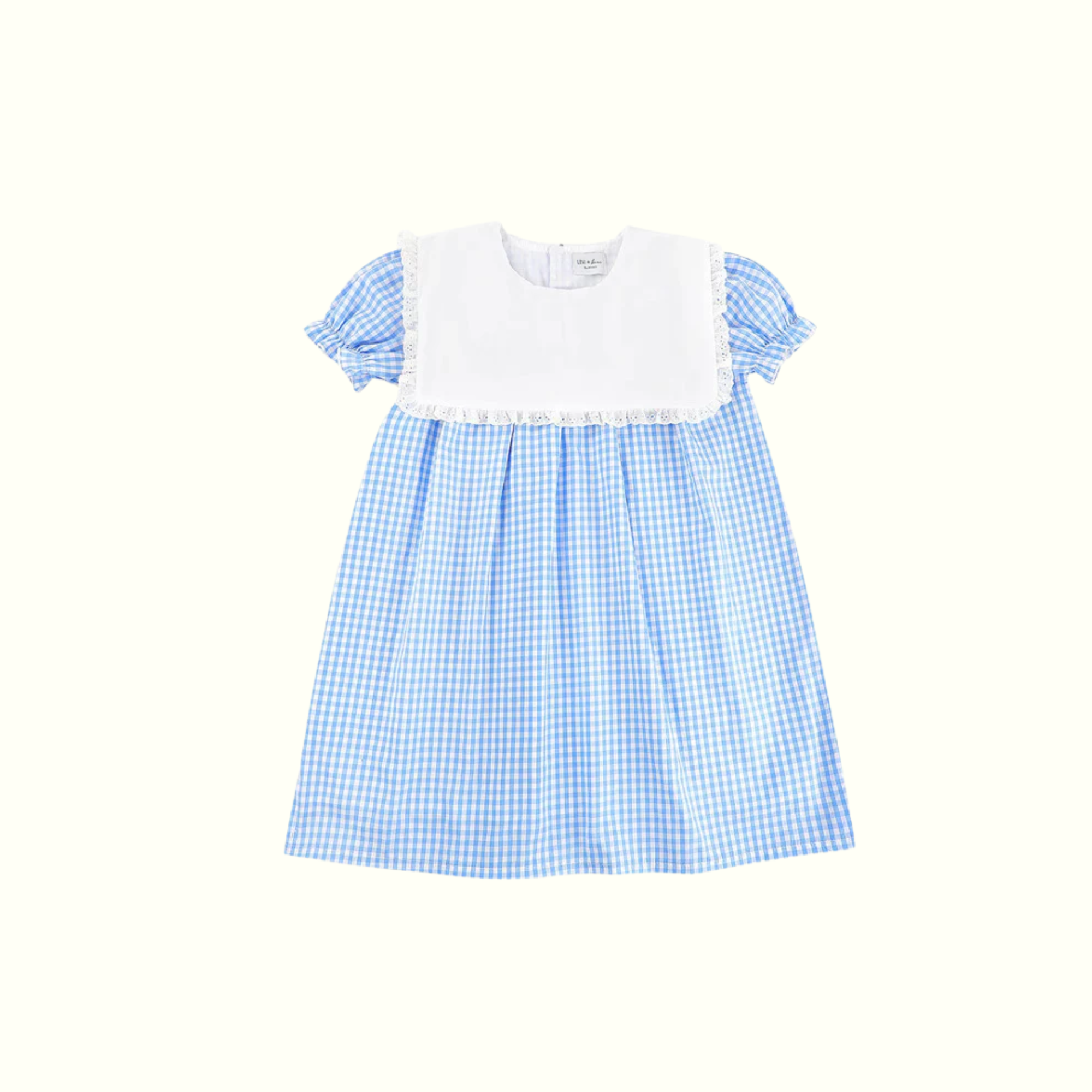 Easter Blue & White Gingham Dress