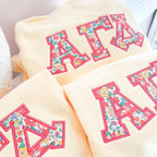 Butter & Betsy Greek Applique Sweatshirt