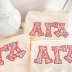 Butter & Betsy Greek Applique Sweatshirt