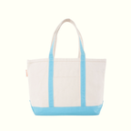 Coquette Applique Embroidered Canvas Tote Bag