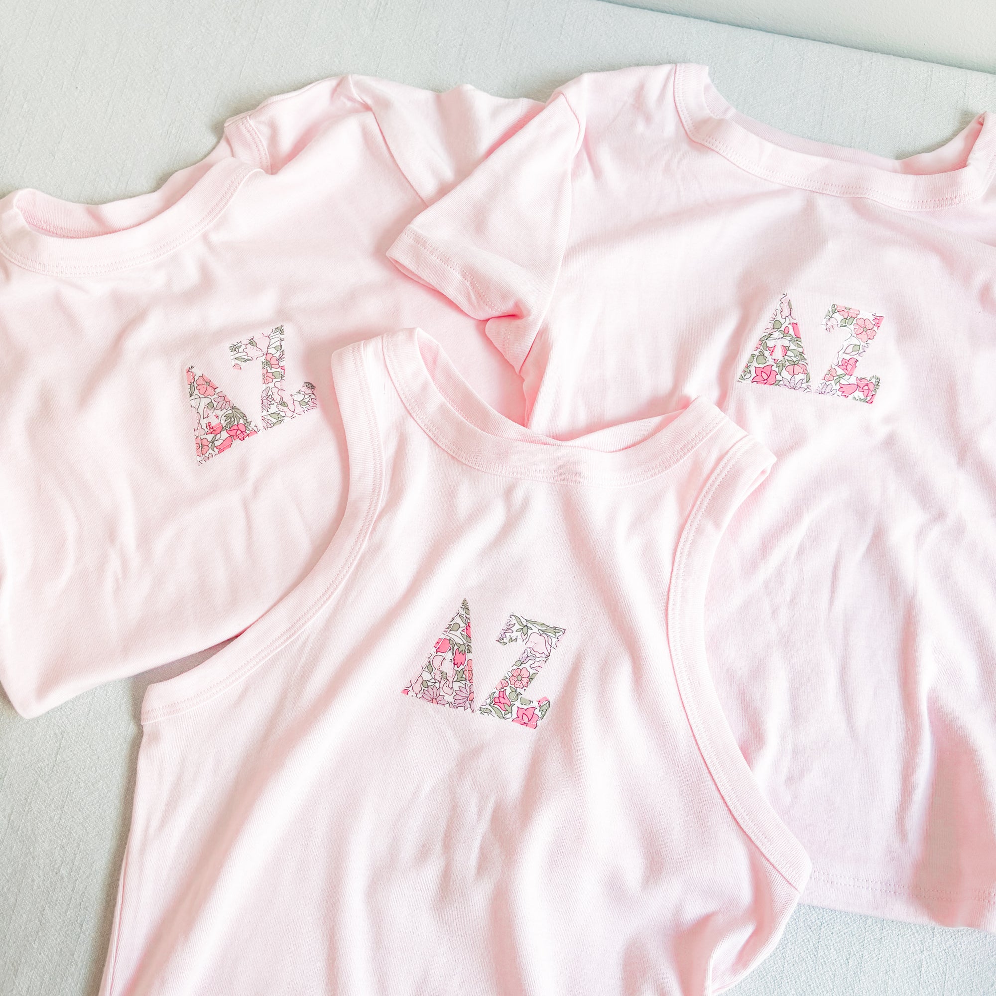 Poppy Pink DZ Cropped Tanks & Tees