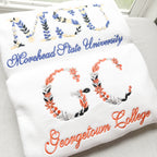 College Floral Sweatshirt