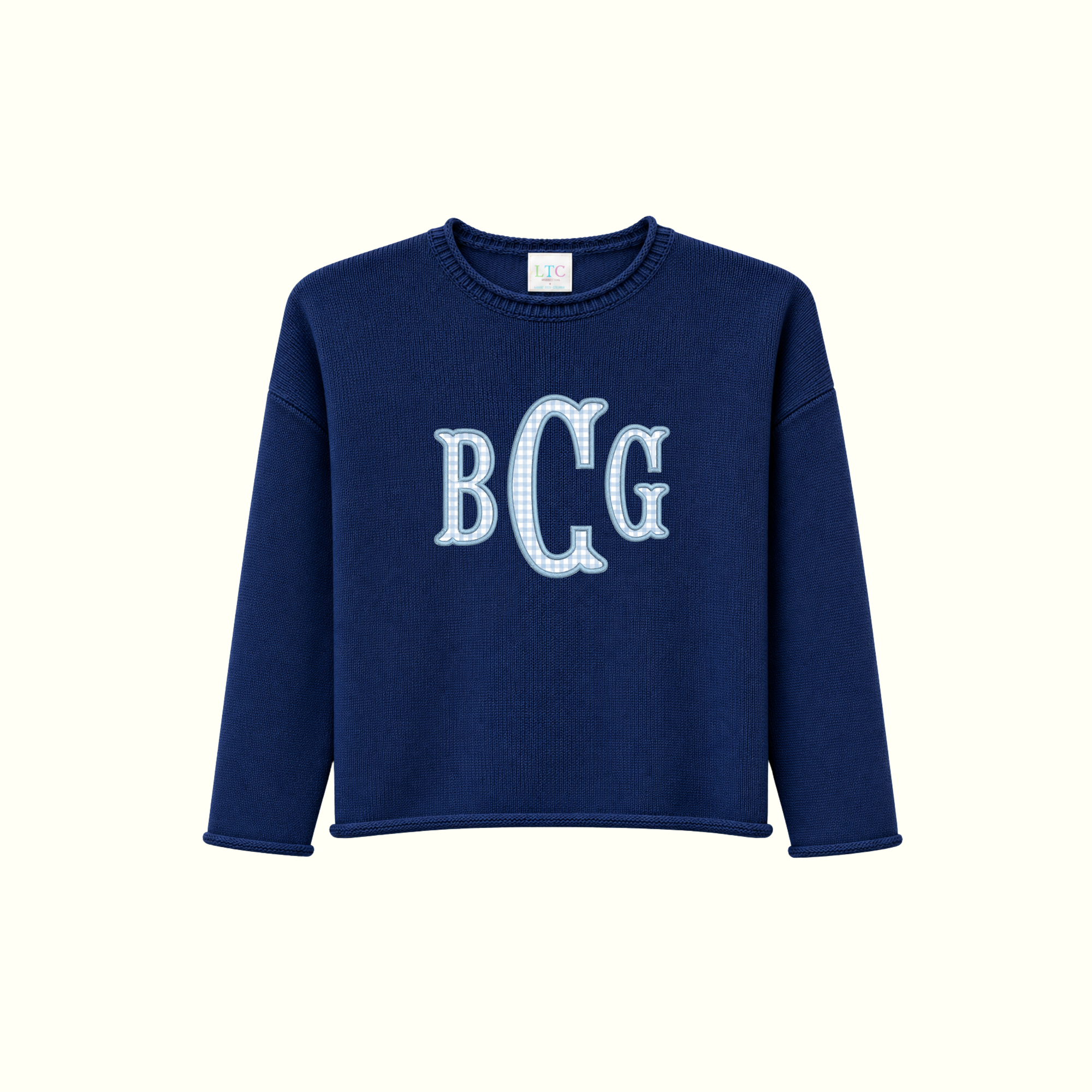 BGC Navy Blue Roller Neck Sweater