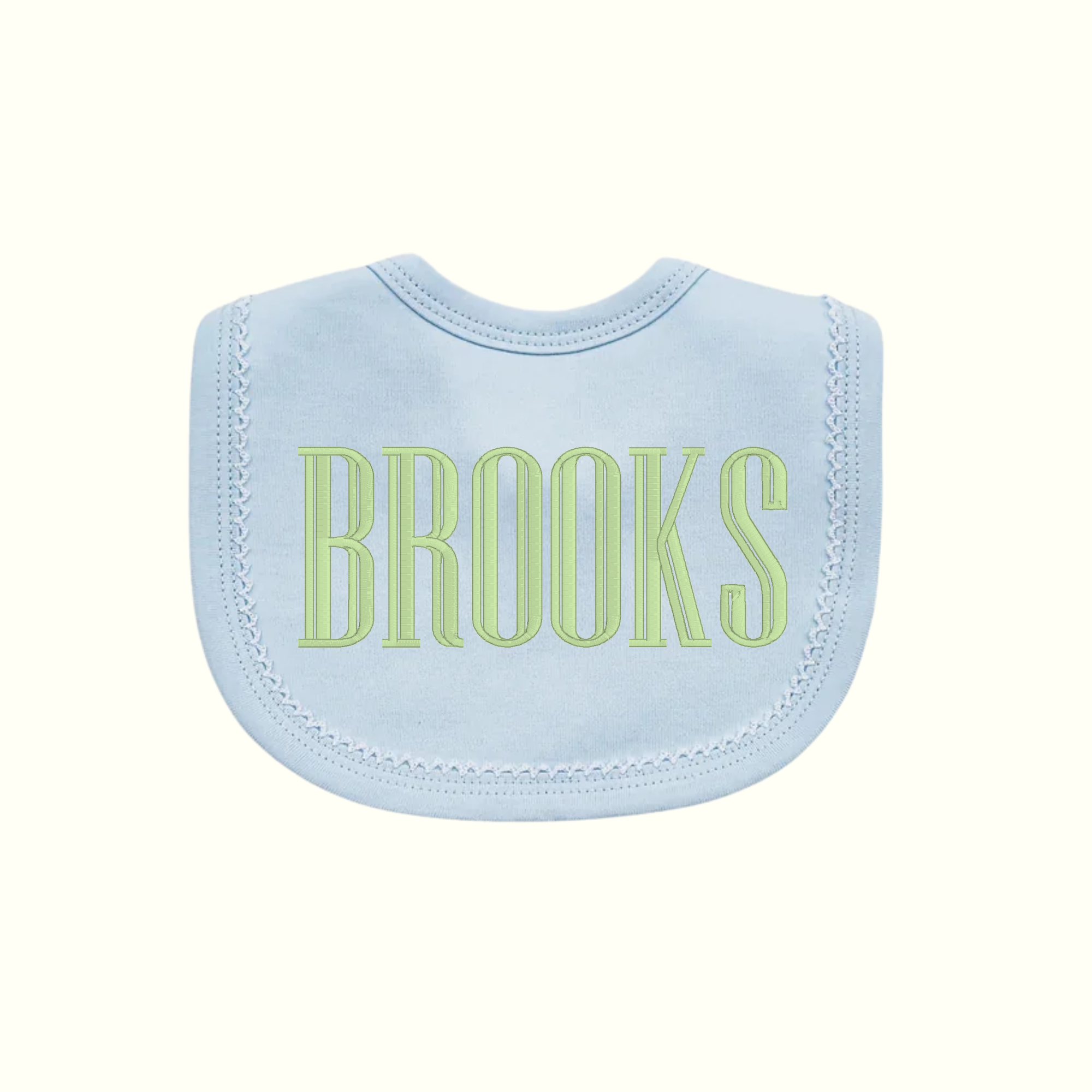 Brooks Bib - Picot Trim