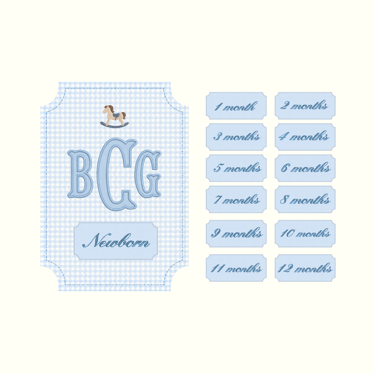 Rocking Horse Milestone Cards