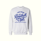 Tired Moms Baseball Club Crewneck - Ash Gray