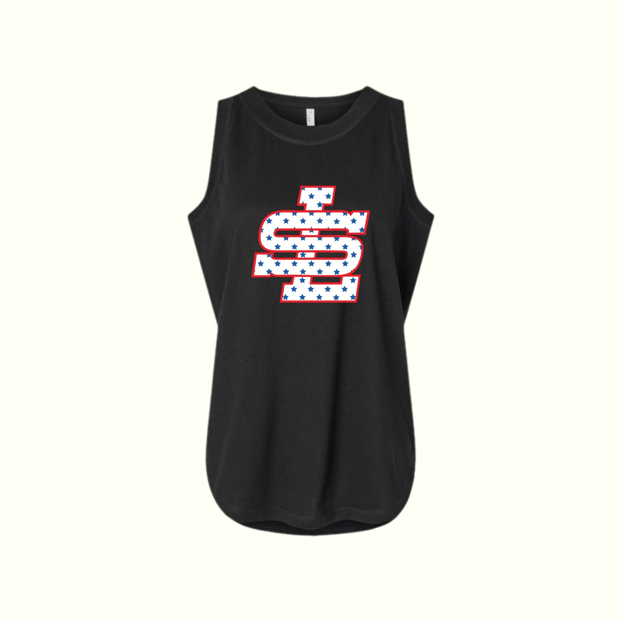 SLYB Black Flowy Tank - Womens
