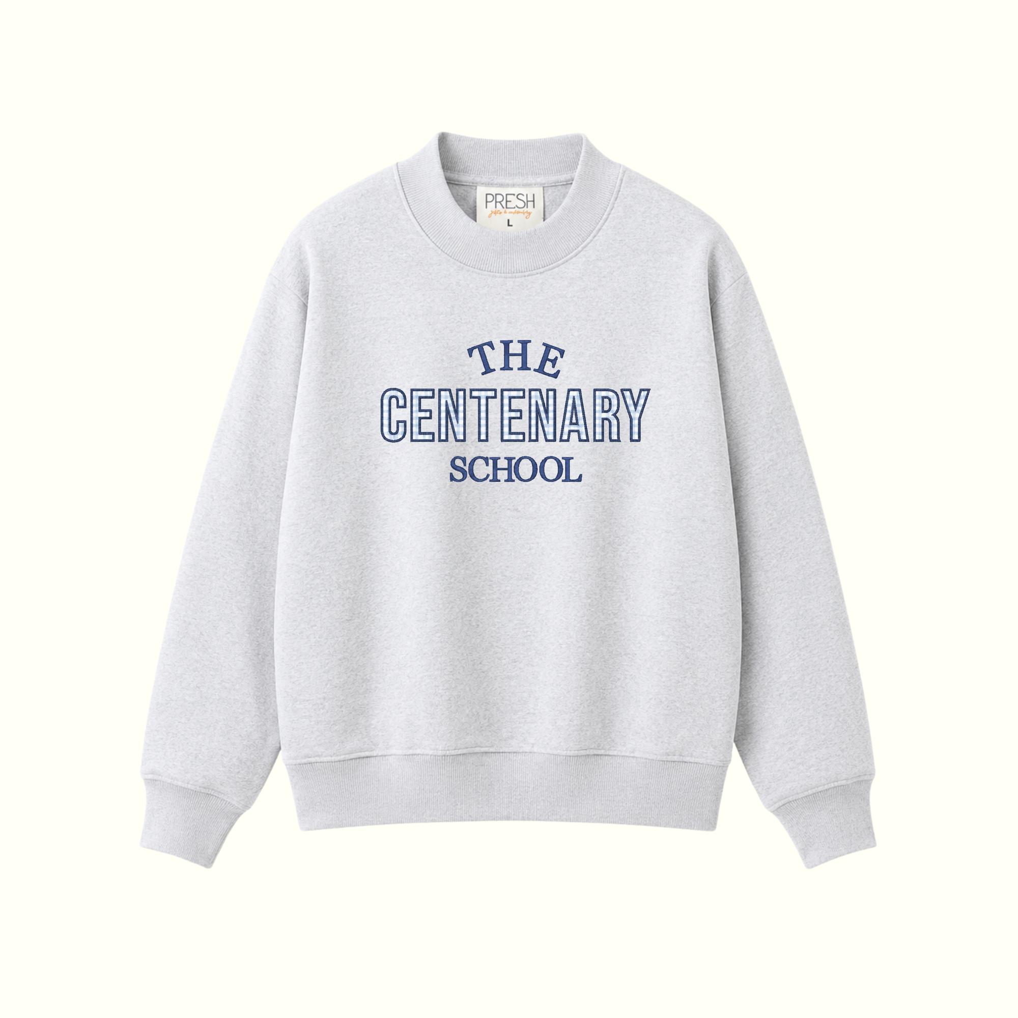 The Centenary School Gray Mock Neck