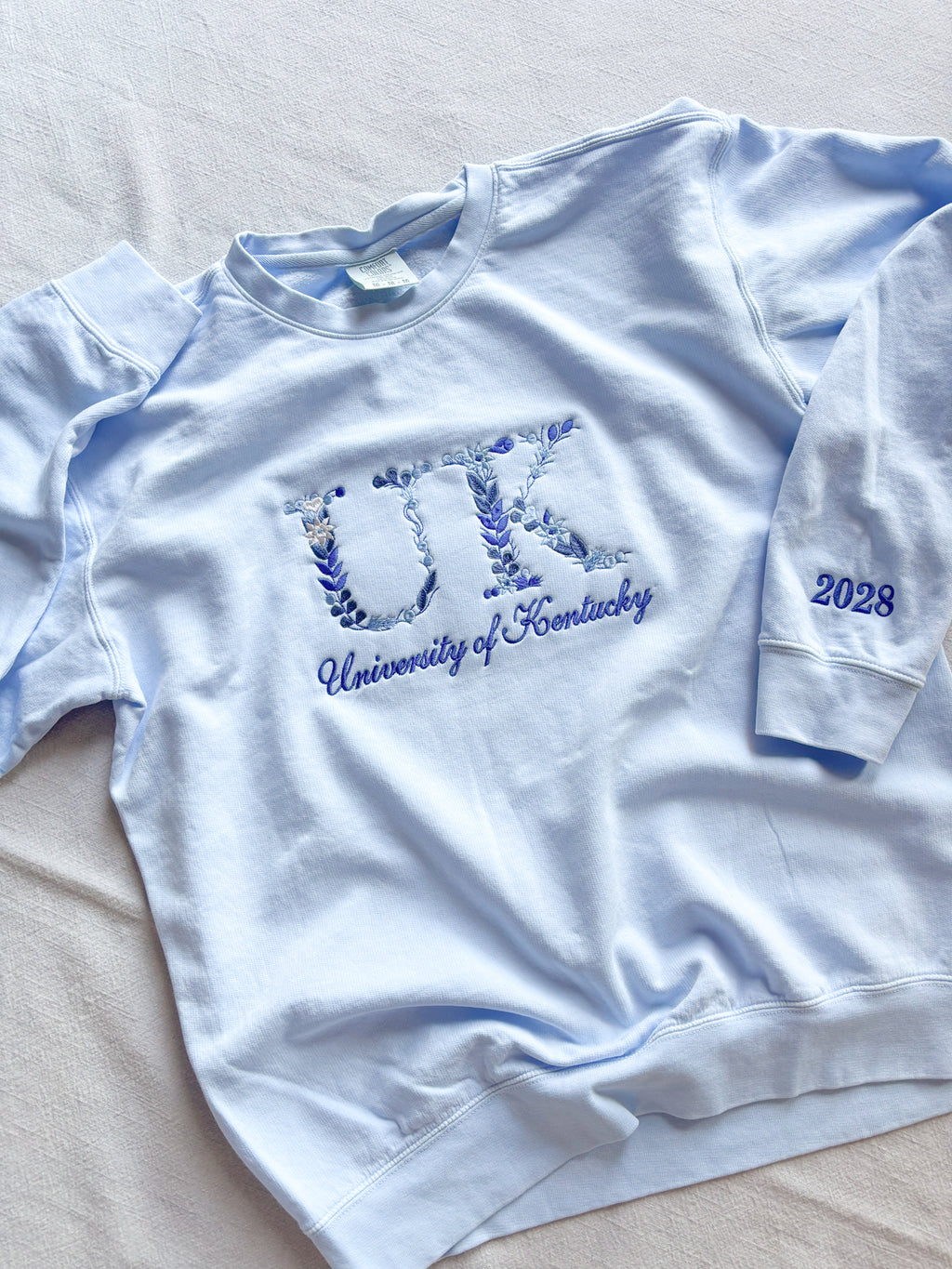 College Floral Sweatshirt