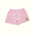 Pink Lion Seersucker Lounge Shorts