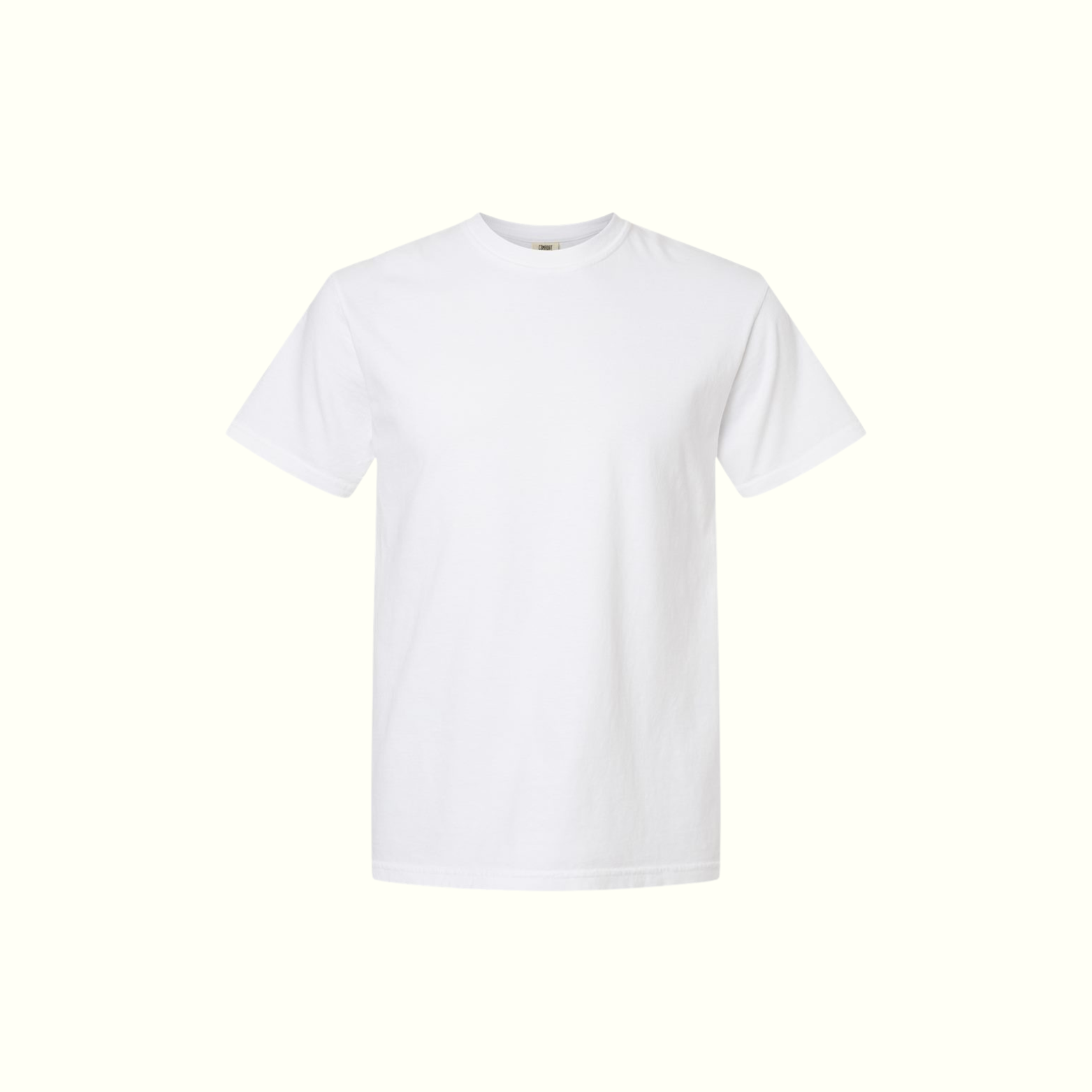 Betsy Pastel Greek Applique White Tee