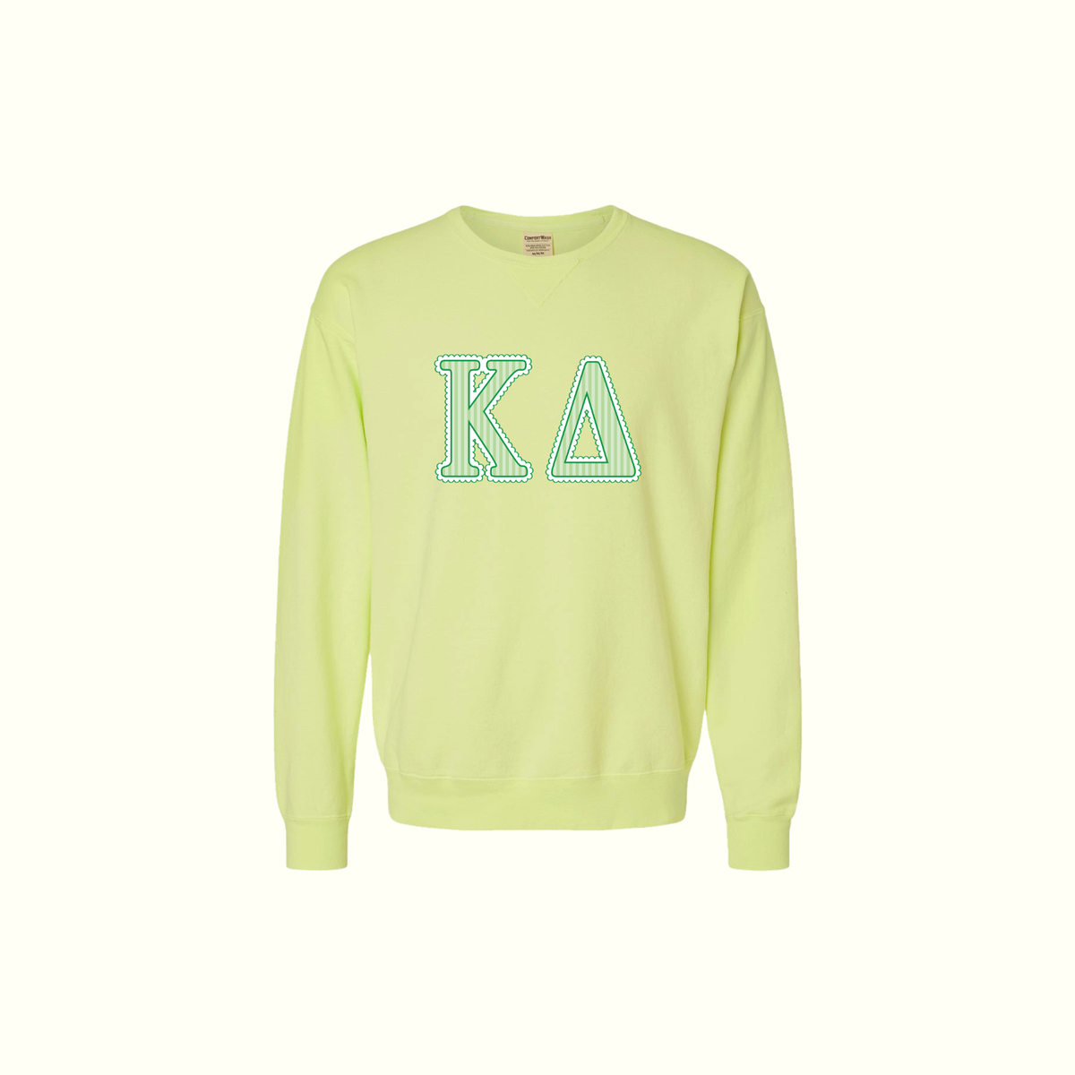 Chic Lime KD Printed Crewneck