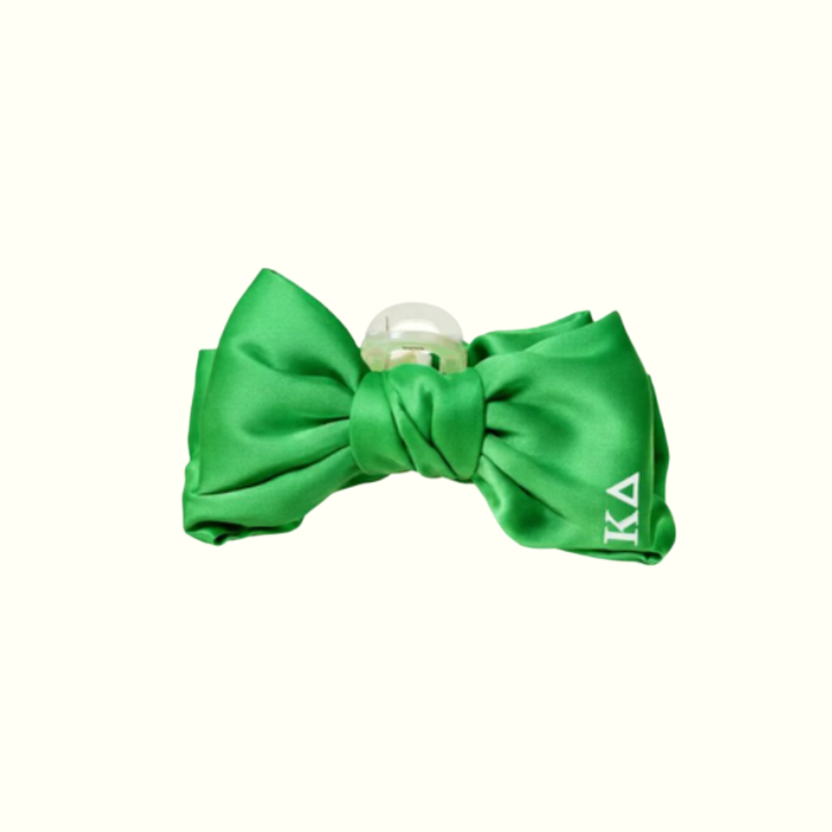 KD Green Bow Clip