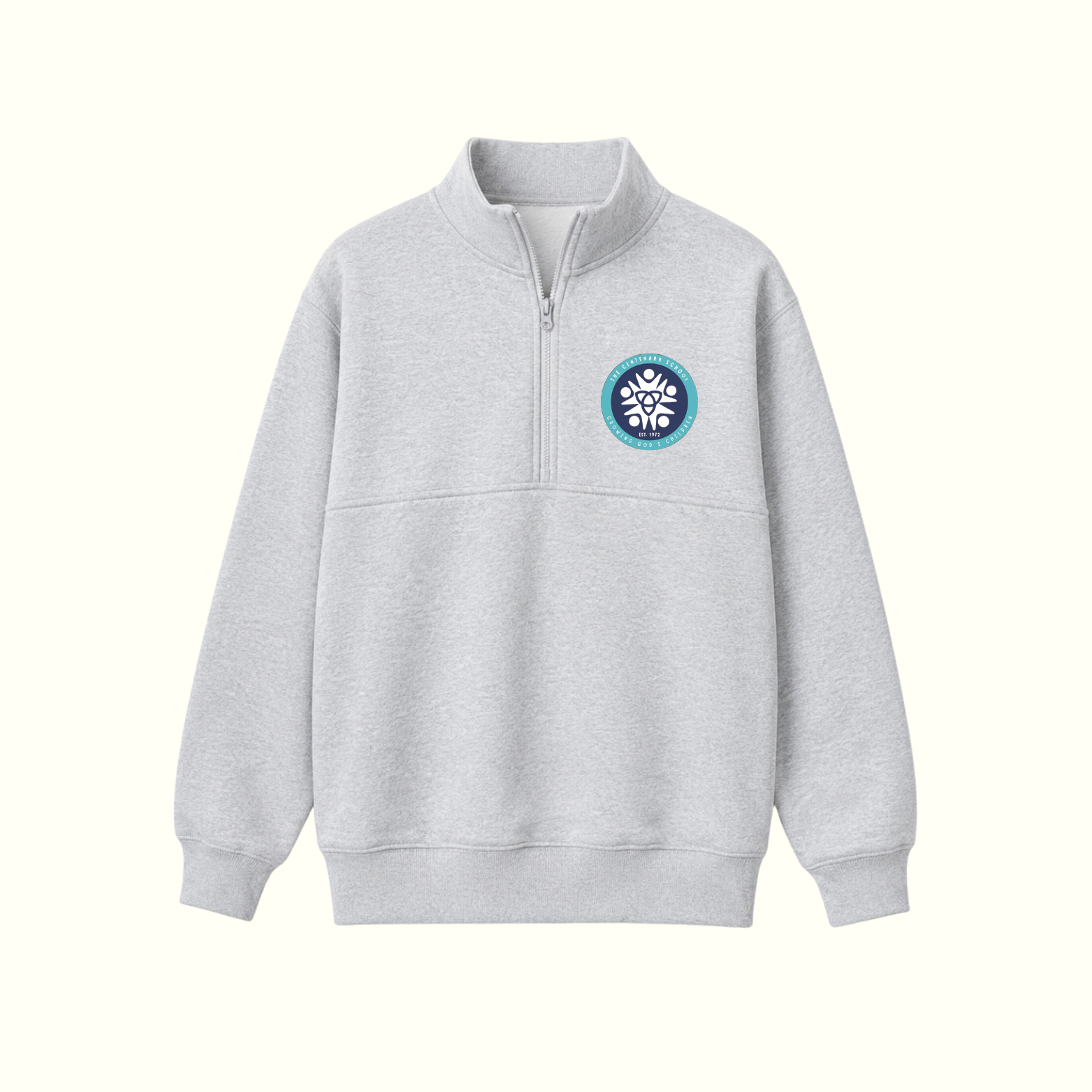 Unisex TCS Half Zip Sweatshirt