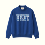 The PRESH Mock Neck - Royal Blue Gingham UKDT