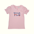 TCS Baby/Toddler Pink Peter Pan Collared Shirt