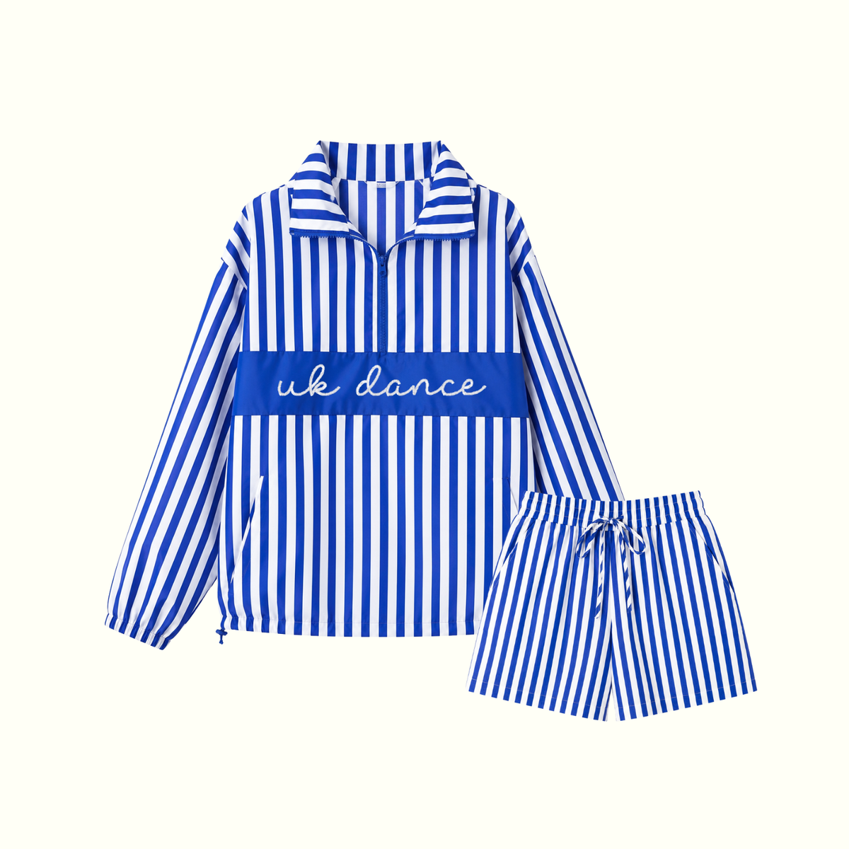 UKDT Striped Windbreaker Set